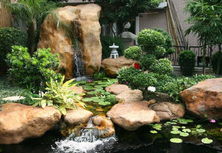 堆疊假山實(shí)景圖1