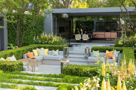 下沉式別墅庭院實(shí)景圖1