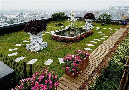 屋頂花園設(shè)計(jì)實(shí)景圖2