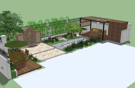 庭院布局實(shí)景圖1